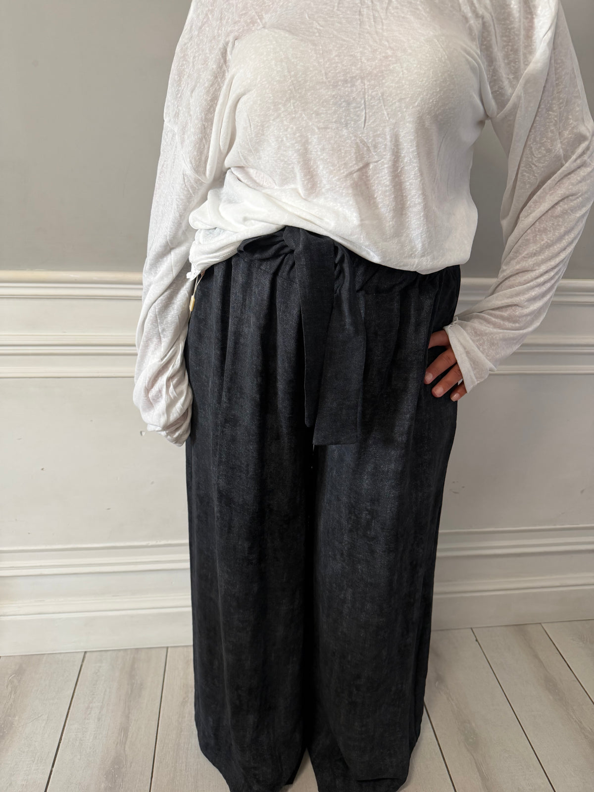 Pantalone blu navy curvy