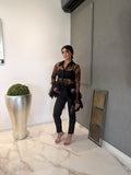 Camicia pizzo volant