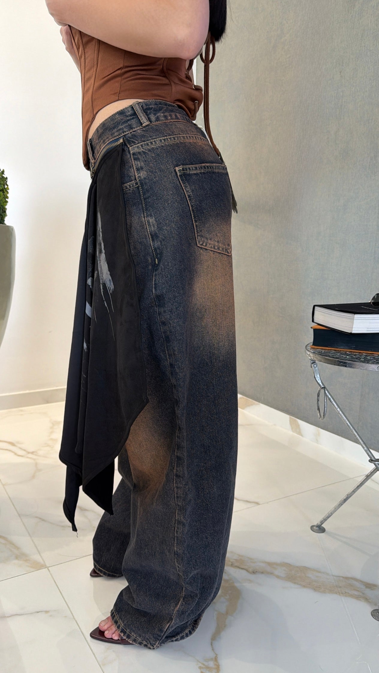 Jeans Baggy Sand