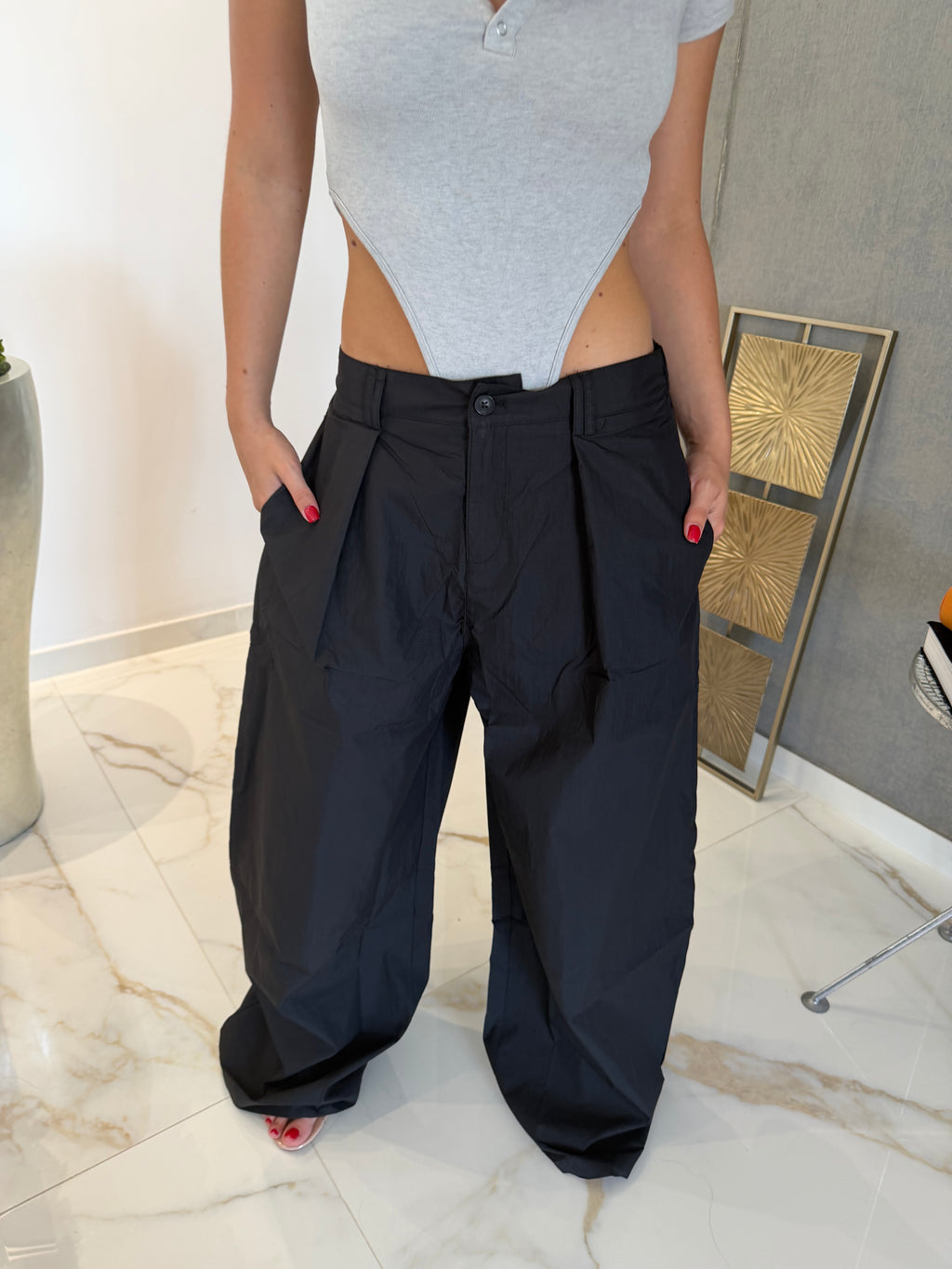 Pantalone nylon lucy