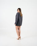 Blazer doppiopetto grigio
