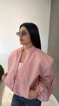 Bomber over pink