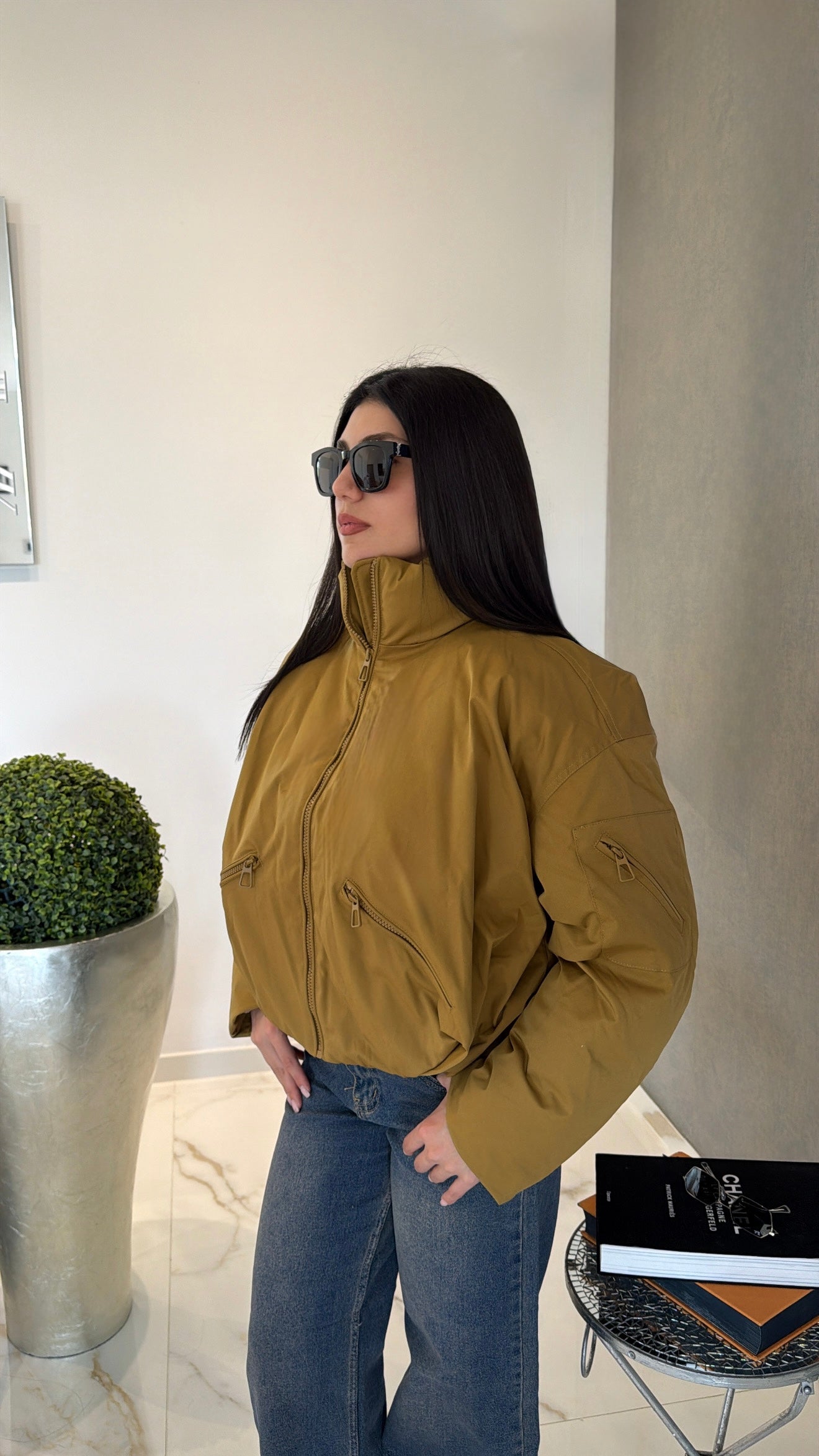 Bomber over crop ocra