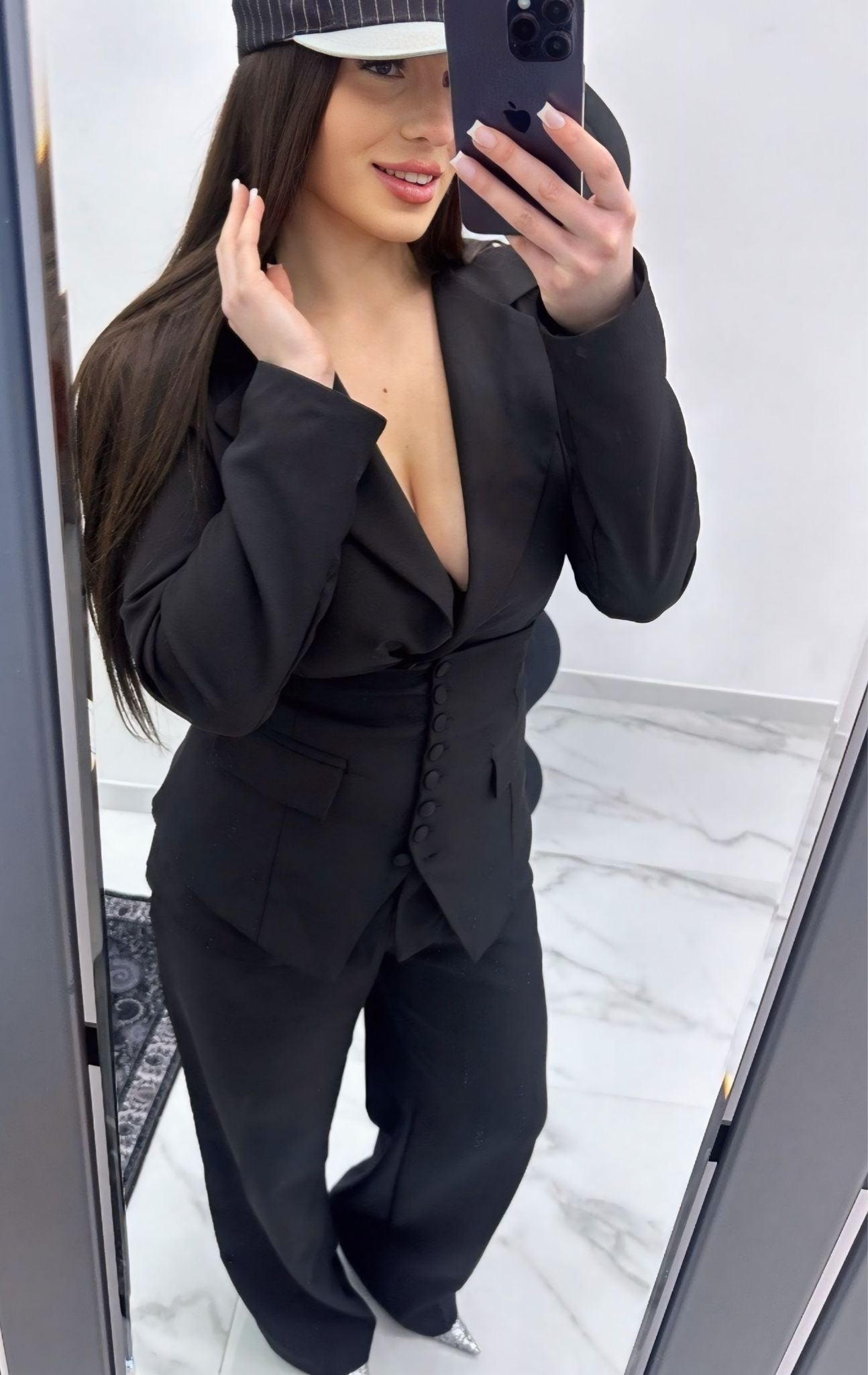 Tailleur tre pezzi nero
