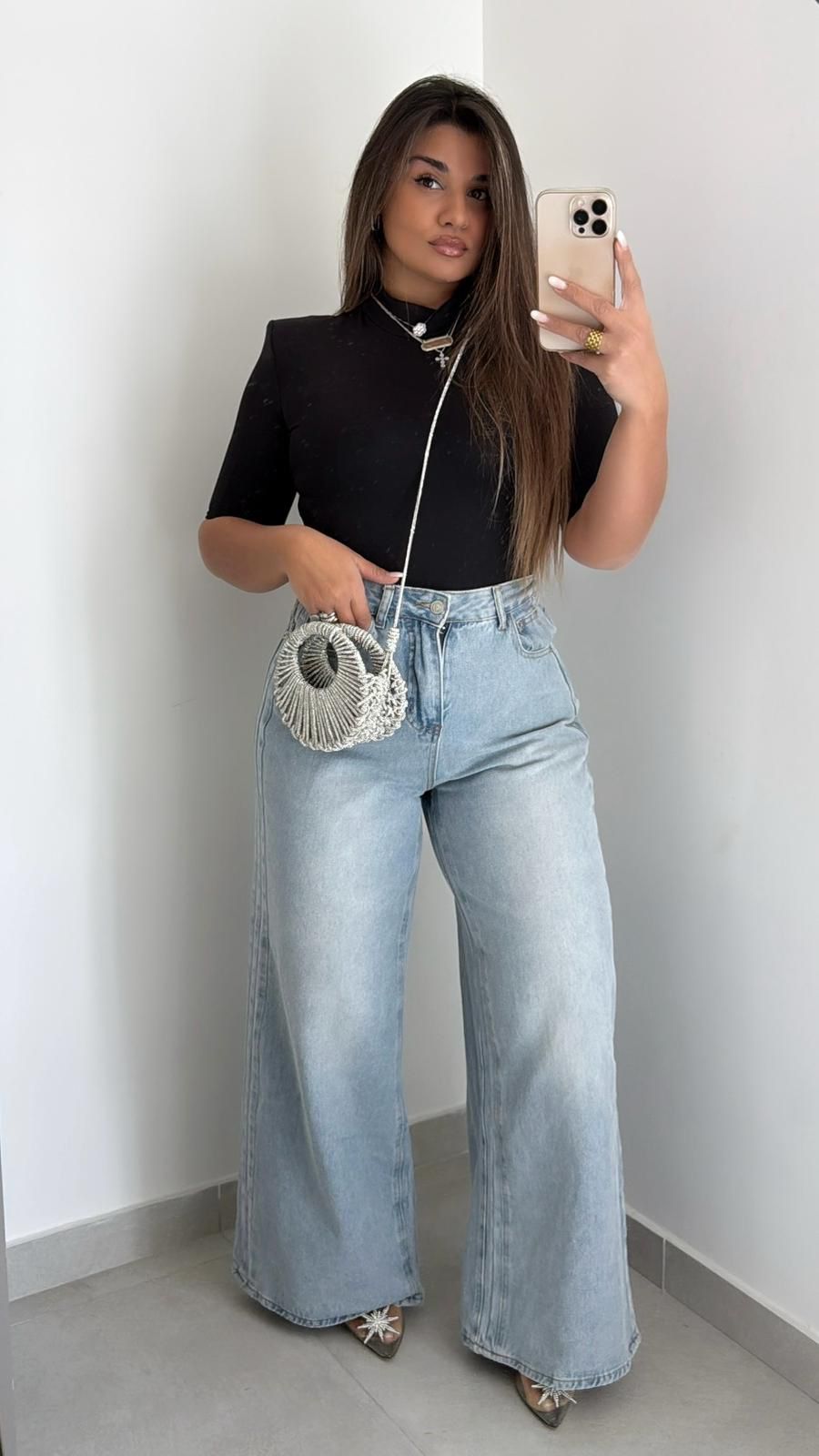 Jeans lavaggio chiaro slavato