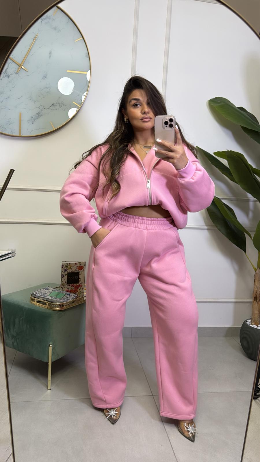 Coordinato rosa due pezzi
